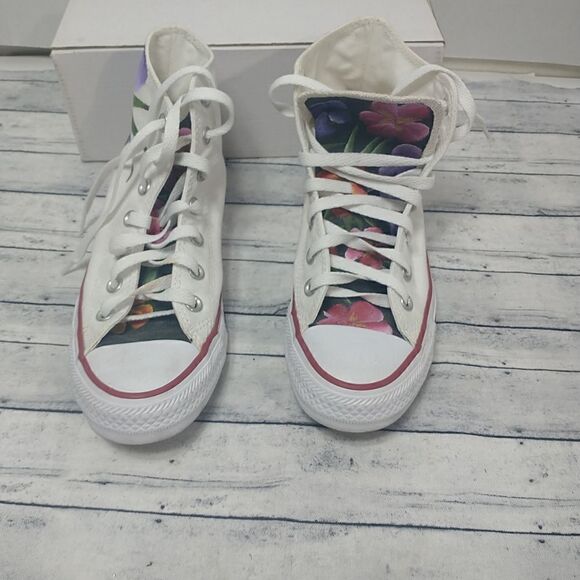 Women's Converse All Star Chuck Taylor Floral Designer Size 7 - Picture 6 of 9